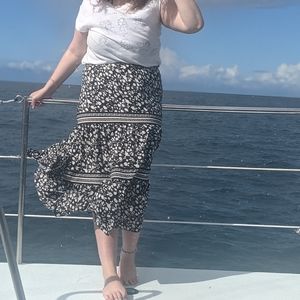 Fall Foliage Maxi Skirt